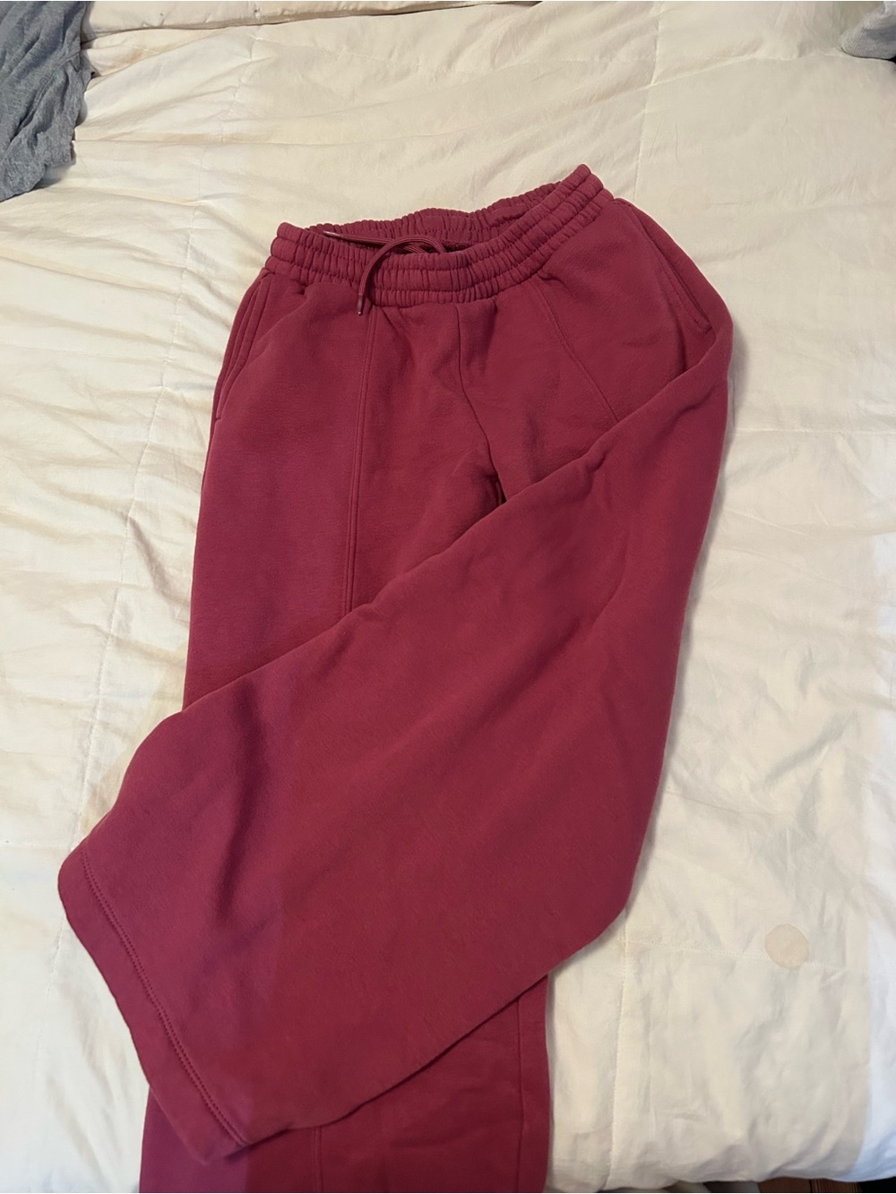 Cozy Burgundy Sweatpants